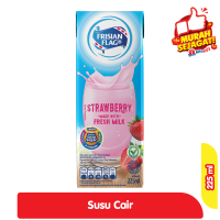 Promo Harga Frisian Flag Susu UHT Purefarm Strawberry 225 ml - Alfamart