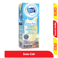 Promo Harga Frisian Flag Susu UHT Purefarm Low Fat French Vanilla 225 ml - Alfamart