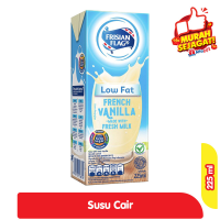 Promo Harga Frisian Flag Susu UHT Purefarm Low Fat French Vanilla 225 ml - Alfamart