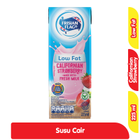 Promo Harga Frisian Flag Susu UHT Purefarm Low Fat Strawberry 225 ml - Alfamart