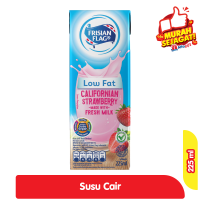 Promo Harga Frisian Flag Susu UHT Purefarm Low Fat Strawberry 225 ml - Alfamart