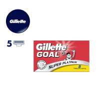 Gillette GOAL Super Platinum Silet Merah 5 pcs