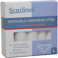 Scorlines Disposable Underwear Men L 5 pcs