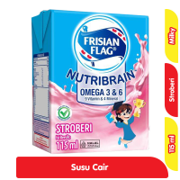 Promo Harga Frisian Flag Susu UHT Milky Zuzhu Zazha Strawberry 115 ml - Alfamart