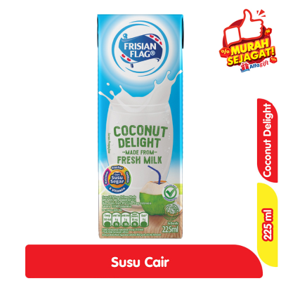 Promo Frisian Flag Susu UHT Coconut Delight Kotak 225 ml Alfamart