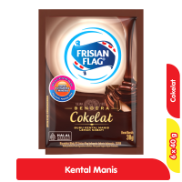 Promo Harga Frisian Flag Susu Kental Manis Cokelat per 6 sachet 40 gr - Alfamart