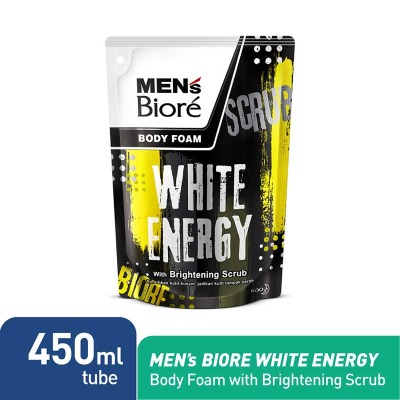 Promo Harga Biore Mens Body Foam White Energy 450 ml - Alfamart