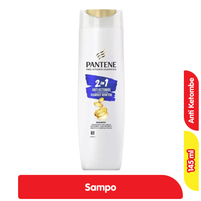 Promo Pantene Sampo Anti Ketombe & Rambut Rontok Botol 145 ml Alfamart