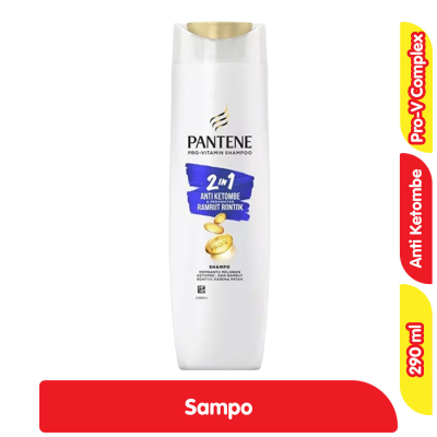 Promo Pantene Sampo Anti Ketombe & Rambut Rontok Botol 290 ml Alfamart