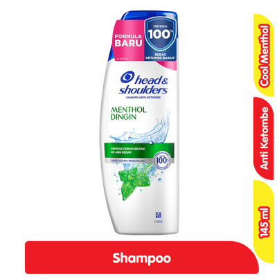 Promo Head & Shoulders Sampo Anti Ketombe Menthol Dingin Botol 145 ml Alfamart