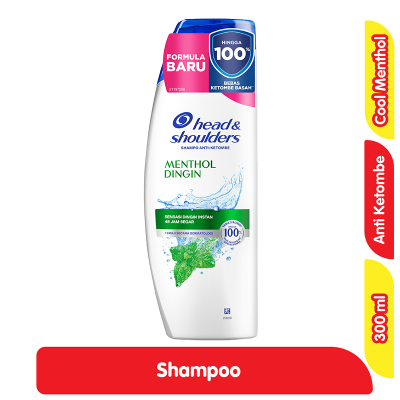 Promo Head & Shoulders Sampo Anti Ketombe Menthol Dingin Botol 300 ml Alfamart