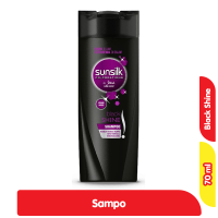 Promo Harga SUNSILK Shampoo Black Shine 70 ml - Alfamart