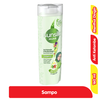 Promo Sunsilk Sampo Hijab Anti Ketombe & Menthol Dingin Botol 160 ml Alfamart