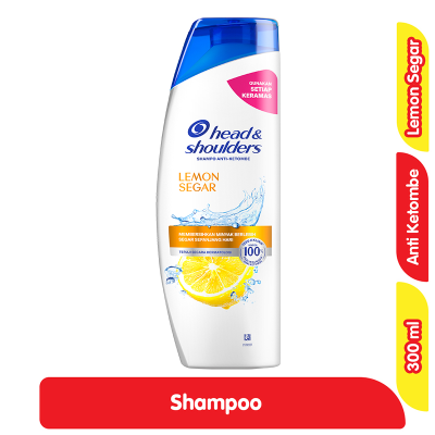 Head & Shoulders Sampo Anti Ketombe Lemon Segar Botol 300 ml
