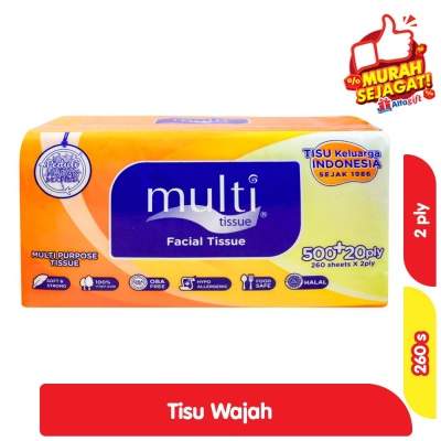 Promo Multi Tisu Wajah 260 s Alfamart