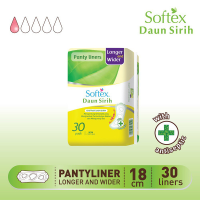 Softex Daun Sirih Pantyliner Longer and Wider 18 cm 30 pcs