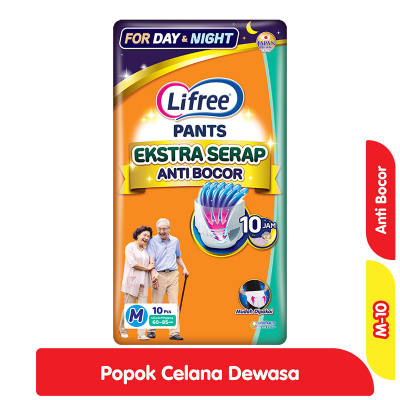 Promo Lifree Popok Celana Dewasa Ekstra Serap M 10 pcs Alfamart