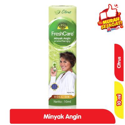 Promo FreshCare Minyak Angin Aromaterapi Roll On Citrus 10 ml Alfamart