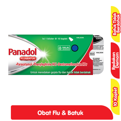 Promo Panadol Obat Flu & Batuk 10 Kaplet Alfamart