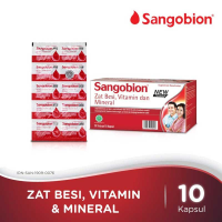 SANGOBION Suplemen Kesehatan Multivitamin 10 Kapsul