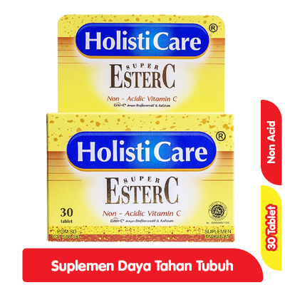 HolistiCare Super Ester-C Vitamin C Suplemen Daya Tahan Tubuh 30 Tablet