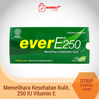 Ever E 250 Suplemen Kesehatan Kulit Vitamin E 6 Kapsul