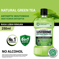 Listerine Antiseptic Mouthwash Natural Green Tea 250 ml