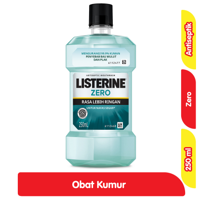 Listerine Obat Kumur Antiseptik Zero 250 ml