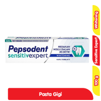 Promo Harga Pepsodent Pasta Gigi Sensitive Expert Whitening 100 gr - Alfamart