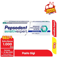 Promo Harga Pepsodent Pasta Gigi Sensitive Expert Whitening 100 gr - Alfamart