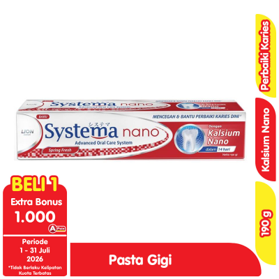 Promo Systema Nano Pasta Gigi Spring Fresh 190 g Alfamart