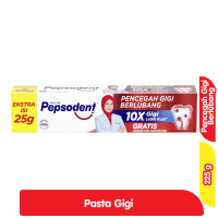 Promo Harga Pepsodent Pasta Gigi Pencegah Gigi Berlubang White 225 gr - Alfamart