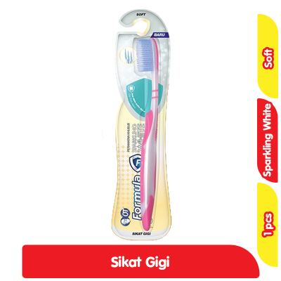 Promo Formula Sikat Gigi Sparkling White Soft 1 pcs Alfamart