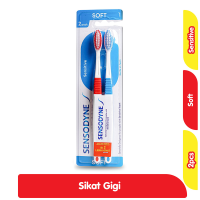 Promo Harga Sensodyne Sikat Gigi Sensitive Soft 2 pcs - Alfamart