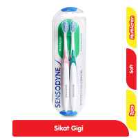 Promo Harga Sensodyne Sikat Gigi Multi Action Soft 2 pcs - Alfamart