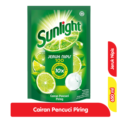 Promo Harga Sunlight Pencuci Piring Jeruk Nipis 100 700 ml - Alfamart