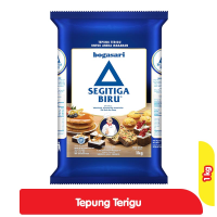 Promo Harga Bogasari Tepung Terigu Segitiga Biru 1000 gr - Alfamart