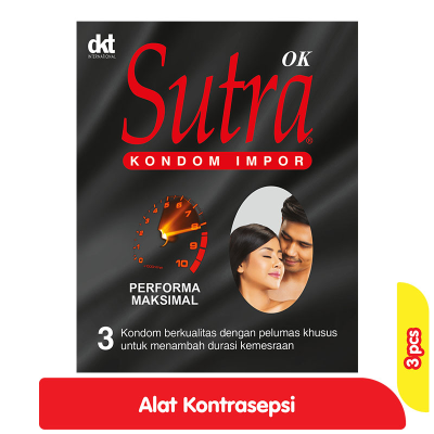 Sutra OK Kondom Impor 3 pcs Alfagift