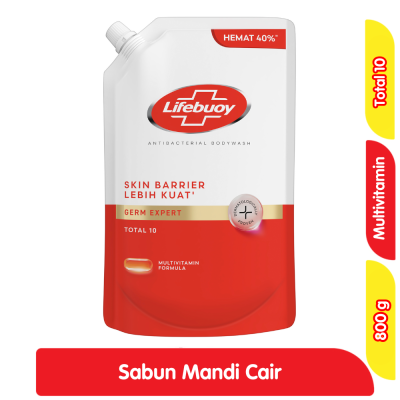 Promo Lifebuoy Sabun Mandi Cair Anti Bakteri Total 10 800 g Alfamart