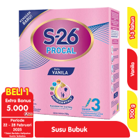 Promo Harga S26 Procal Susu Pertumbuhan Vanilla 700 gr - Alfamart