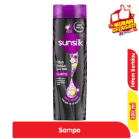 Promo Harga Sunsilk Shampoo Black Shine 340 ml - Alfamart