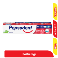 Promo Harga Pepsodent Pasta Gigi Action 123 Complete 190 gr - Alfamart