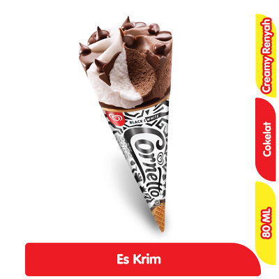 Promo Wall's Cornetto Es Krim Black & White 80 ml Alfamart