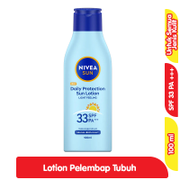 Promo Harga Nivea Daily Protection Sun Lotion SPF 33 PA++ 100 ml - Alfamart