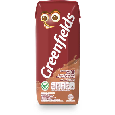 Promo Harga Greenfields UHT Choco Malt 125 ml - Alfamart