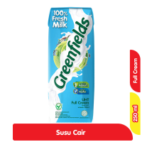 Promo Harga Greenfields UHT Full Cream 250 ml - Alfamart