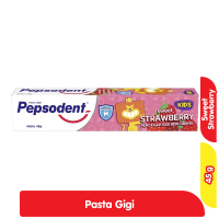 Promo Harga Pepsodent Pasta Gigi Kids Strawberry 50 gr - Alfamart