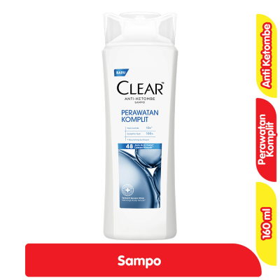 Promo Clear Sampo Anti Ketombe Perawatan Komplit Botol 160 ml Alfamart