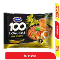 Promo Harga Gaga 100 Extra Pedas Kuah Jalapeno 75 gr - Alfamart