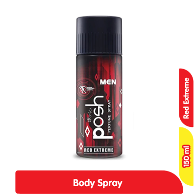 Posh Men Body Spray Pria Red Extreme 150 ml